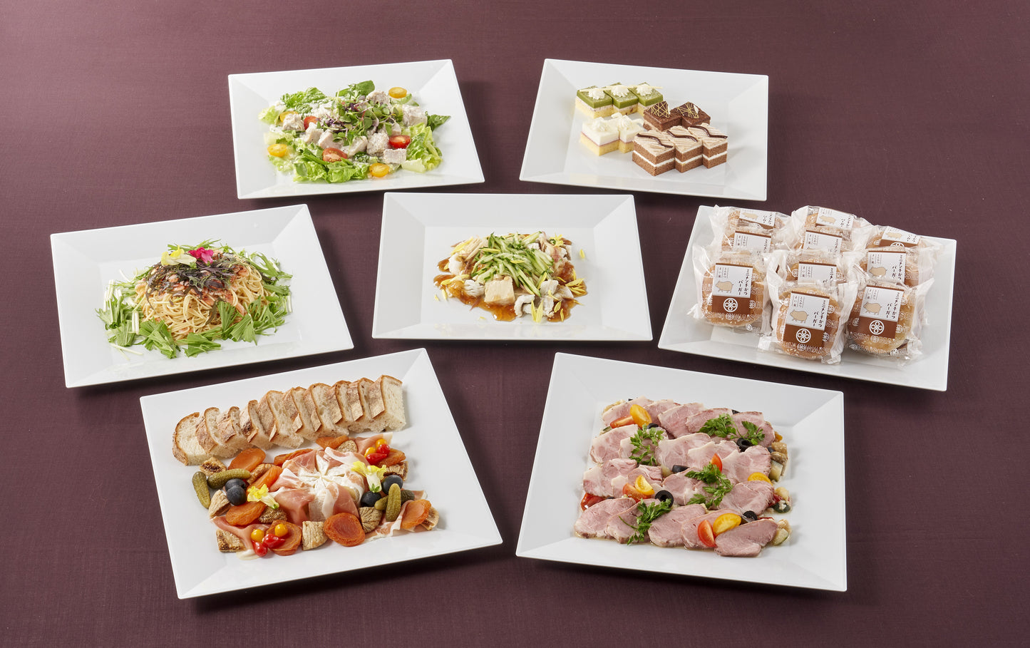 デリバリープランA (冷製料理6品/デザート1品)10名分想定