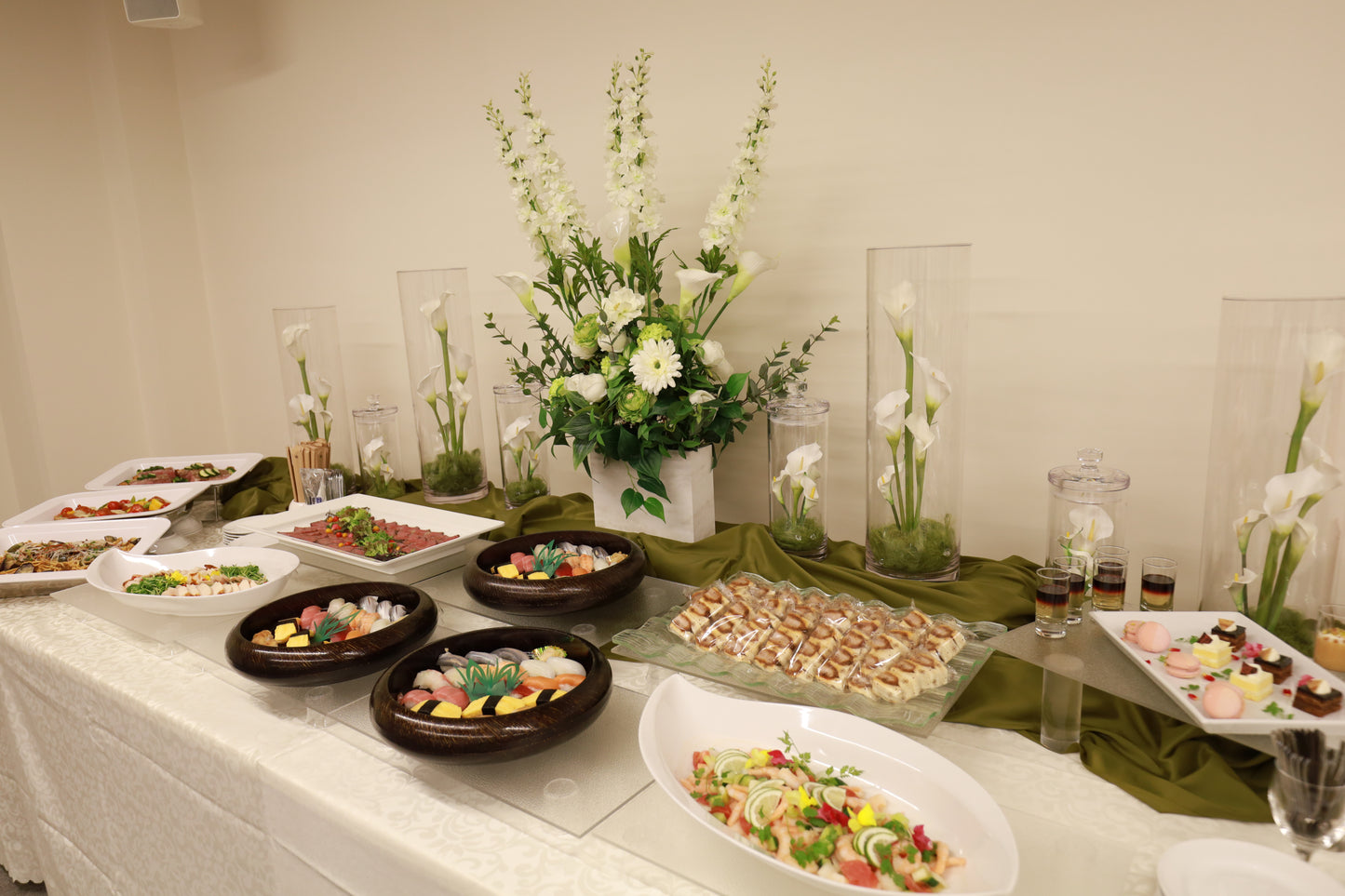 【ブッフェプラン B_11品】税込6,600円/1名 最小30名様より承ります。