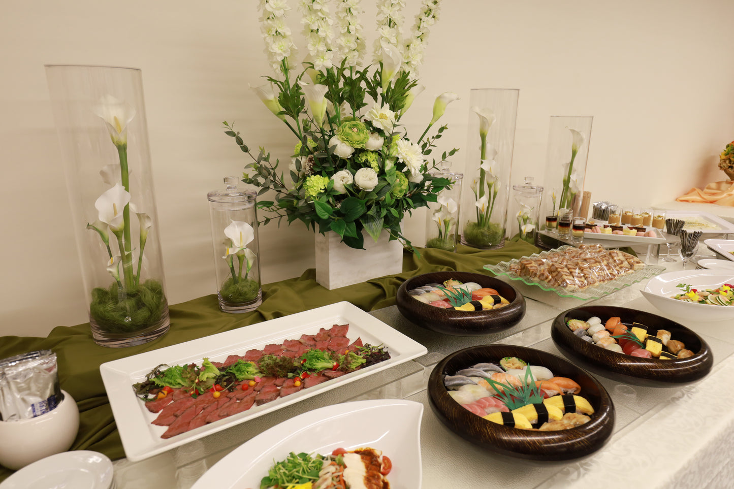 【ブッフェプラン B_11品】税込6,600円/1名 最小30名様より承ります。