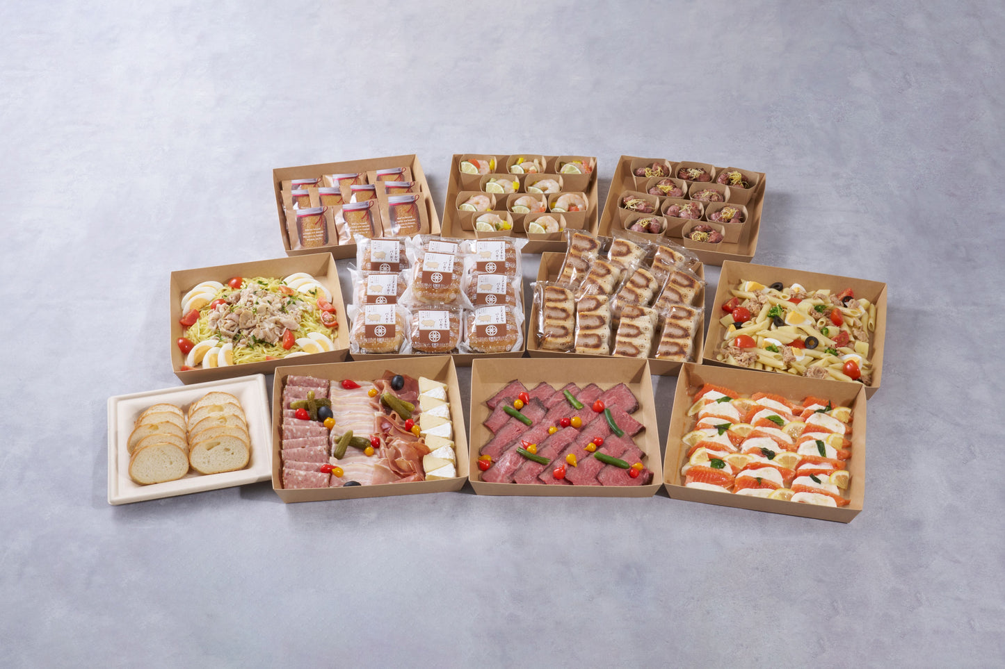 デリバリープランD　（冷製10品+デザート1品）10名分想定