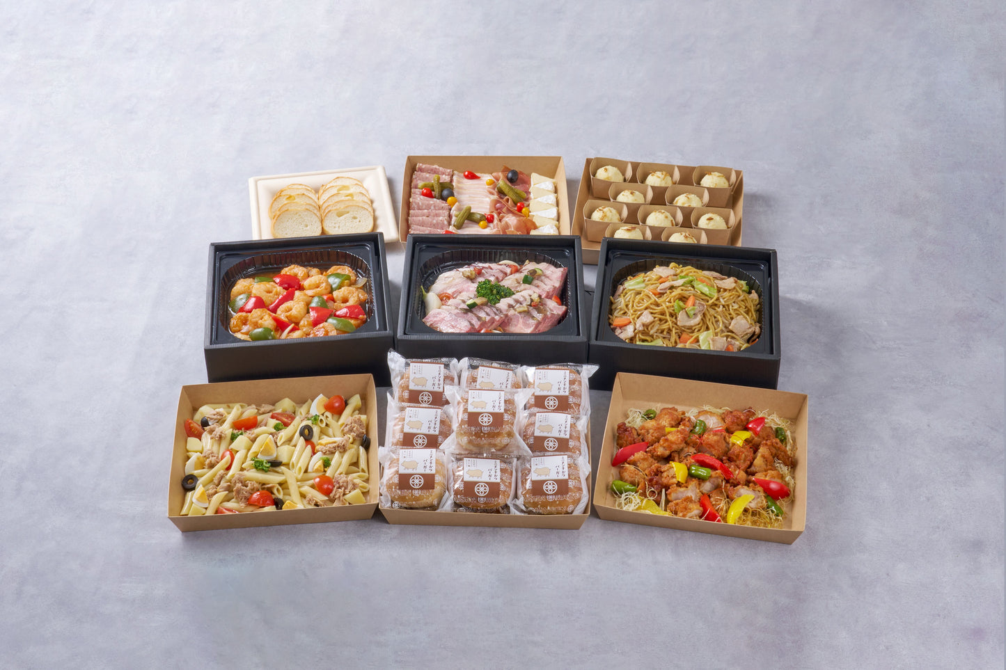 デリバリープランE　（冷製5品+温製3品）10名分想定