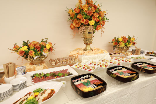 【ブッフェプラン A_15品】税込7,700円/1名 最小30名様より承ります。