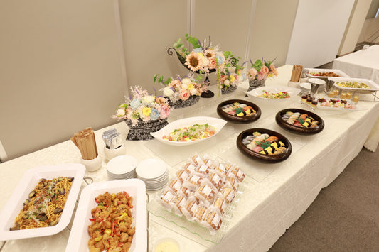 【ブッフェプラン C_9品】税込5,500円/1名 最小30名様より承ります。